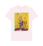 Pink Angels (Burning Candles) by Yevonde  Unisex Crew Neck T-shirt