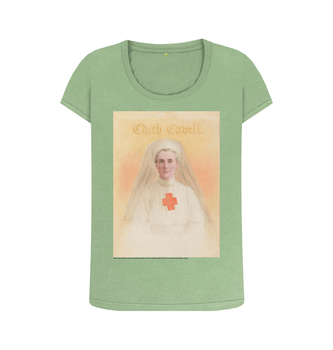 Sage printed t shirt front