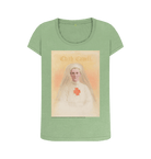 Sage Printed T-shirt Front