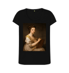 Black Printed T-shirt Front