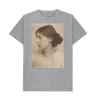 Athletic Grey Printed T-shirt Front