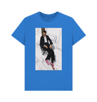 Bright Blue Printed T-shirt