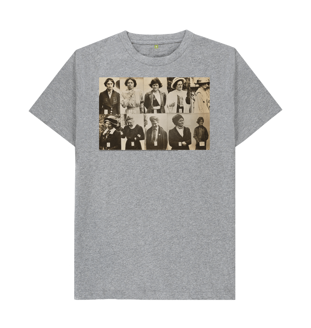 Athletic grey printed t shirt front