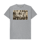 Athletic Grey Printed T-shirt Front