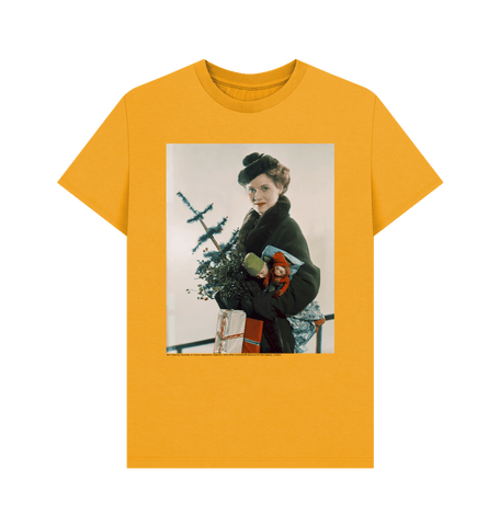 Mustard Ann Todd by Yevonde Unisex Crew Neck T-shirt