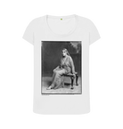 White Printed T-shirt Front