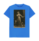 Bright Blue Printed T-shirt Front