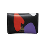 Abstract Popper Purse in Black