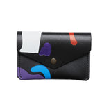 Abstract Popper Purse in Black