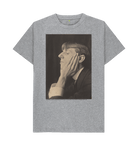 Athletic Grey Printed T-shirt Front