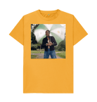 Mustard Printed T-shirt Front