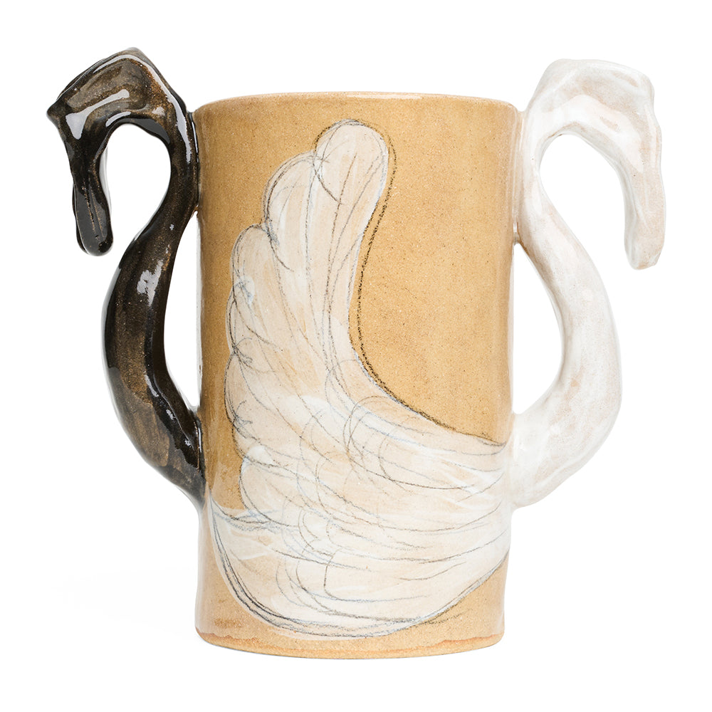 Agata bogacka swan vase right