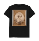 Black Printed T-shirt Front