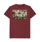 Red Wine Printed T-shirt Front