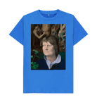 Bright Blue Printed T-shirt Front