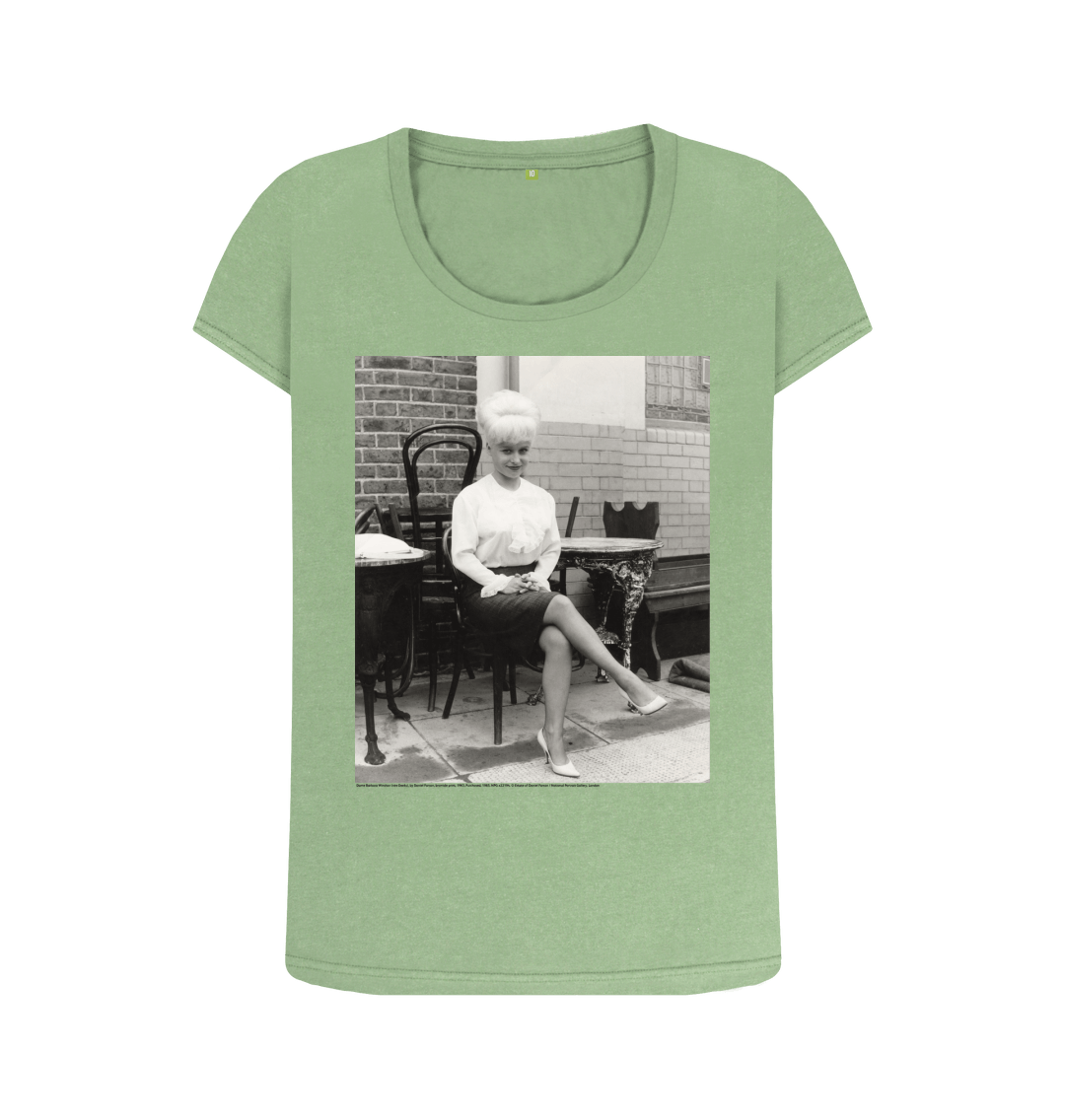 Sage printed t shirt front
