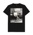Black Printed T-shirt Front