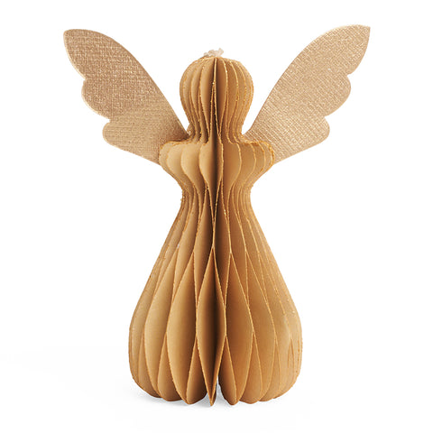 Angel Honeycomb Decoration in Gold, Small