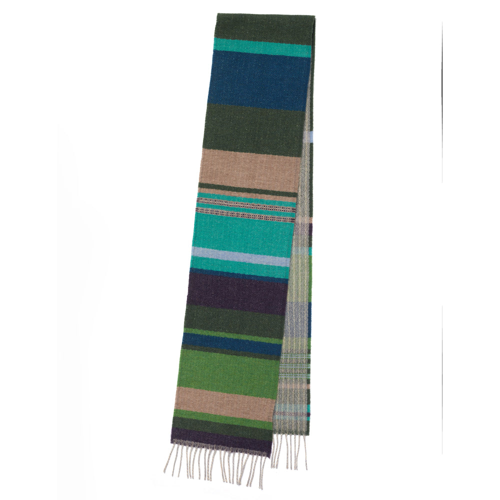 Angus lambswool scarf blackthorn flat