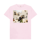 Pink Printed T-shirt Front