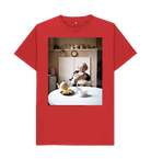 Red Printed T-shirt Front