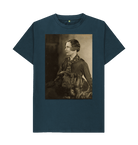 Denim Blue Printed T-shirt Front