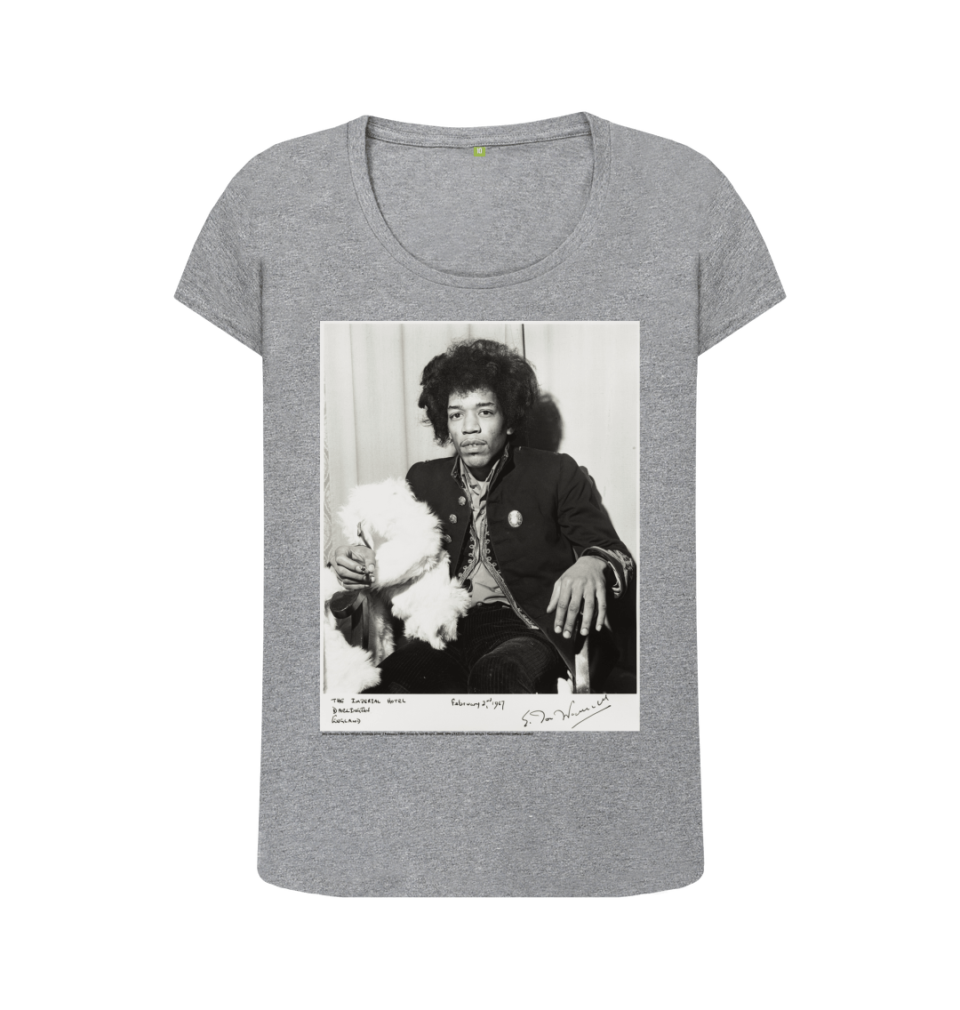 Athletic grey printed t shirt front