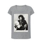 Athletic Grey Printed T-shirt Front