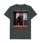Dark Grey Printed T-shirt Front