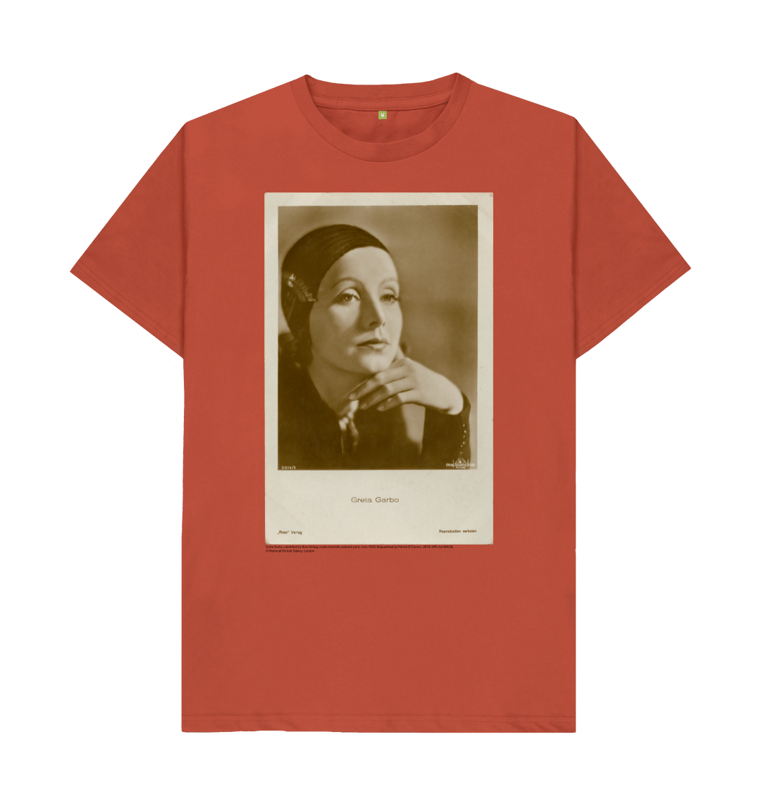 Rust printed t shirt front