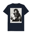Navy Blue Printed T-shirt Front
