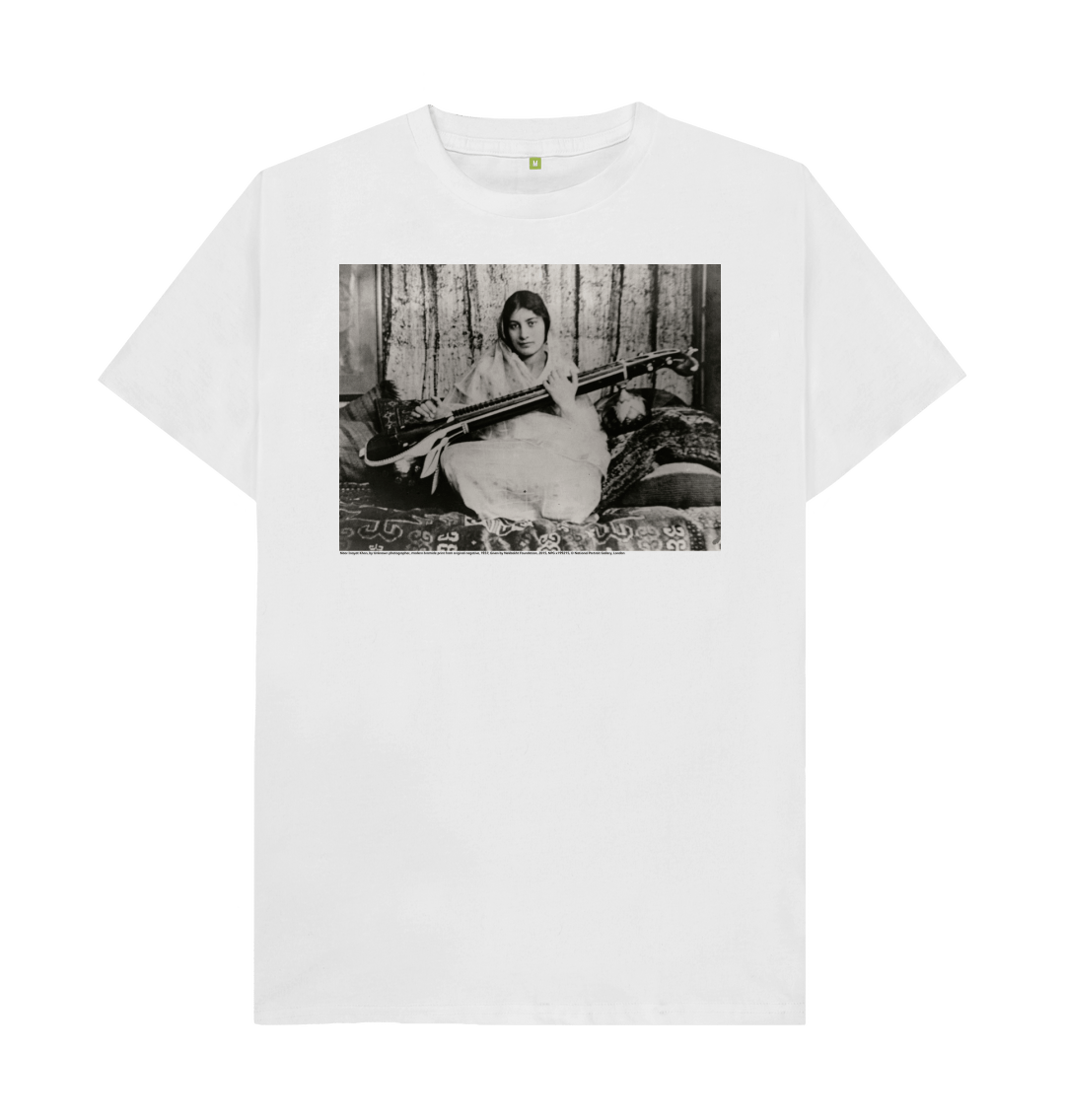 White printed t shirt front
