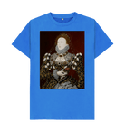 Bright Blue Printed T-shirt Front