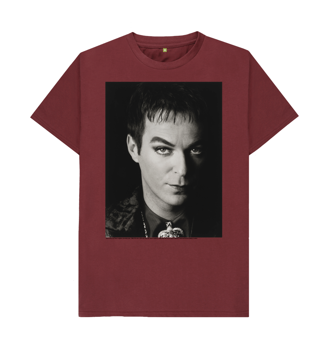 Red wine printed t shirt front