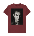 Red Wine Printed T-shirt Front