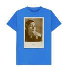 Bright Blue Printed T-shirt Front