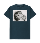 Denim Blue Printed T-shirt Front