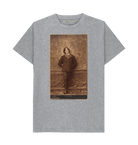 Athletic Grey Printed T-shirt Front