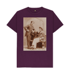 Purple Printed T-shirt Front