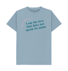 Stone Blue Printed T-shirt Front