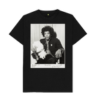 Black Printed T-shirt Front