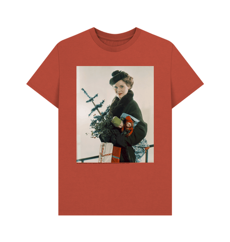 Rust Ann Todd by Yevonde Unisex Crew Neck T-shirt