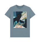 Stone Blue Printed T-shirt