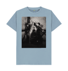 Stone Blue Printed T-shirt Front