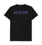 Black Printed T-shirt Front