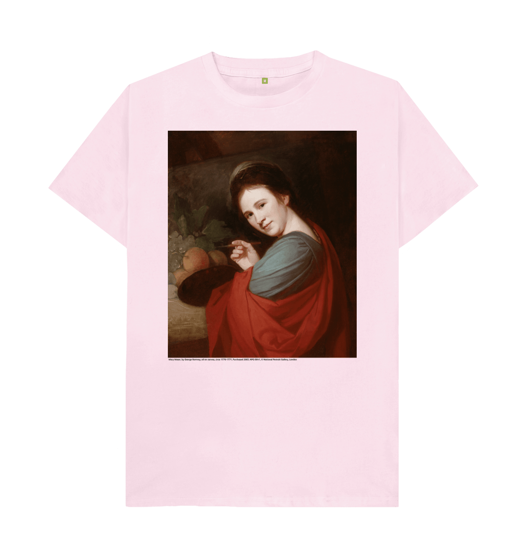 Pink printed t shirt front