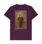 Purple Printed T-shirt Front