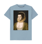 Stone Blue Printed T-shirt Front