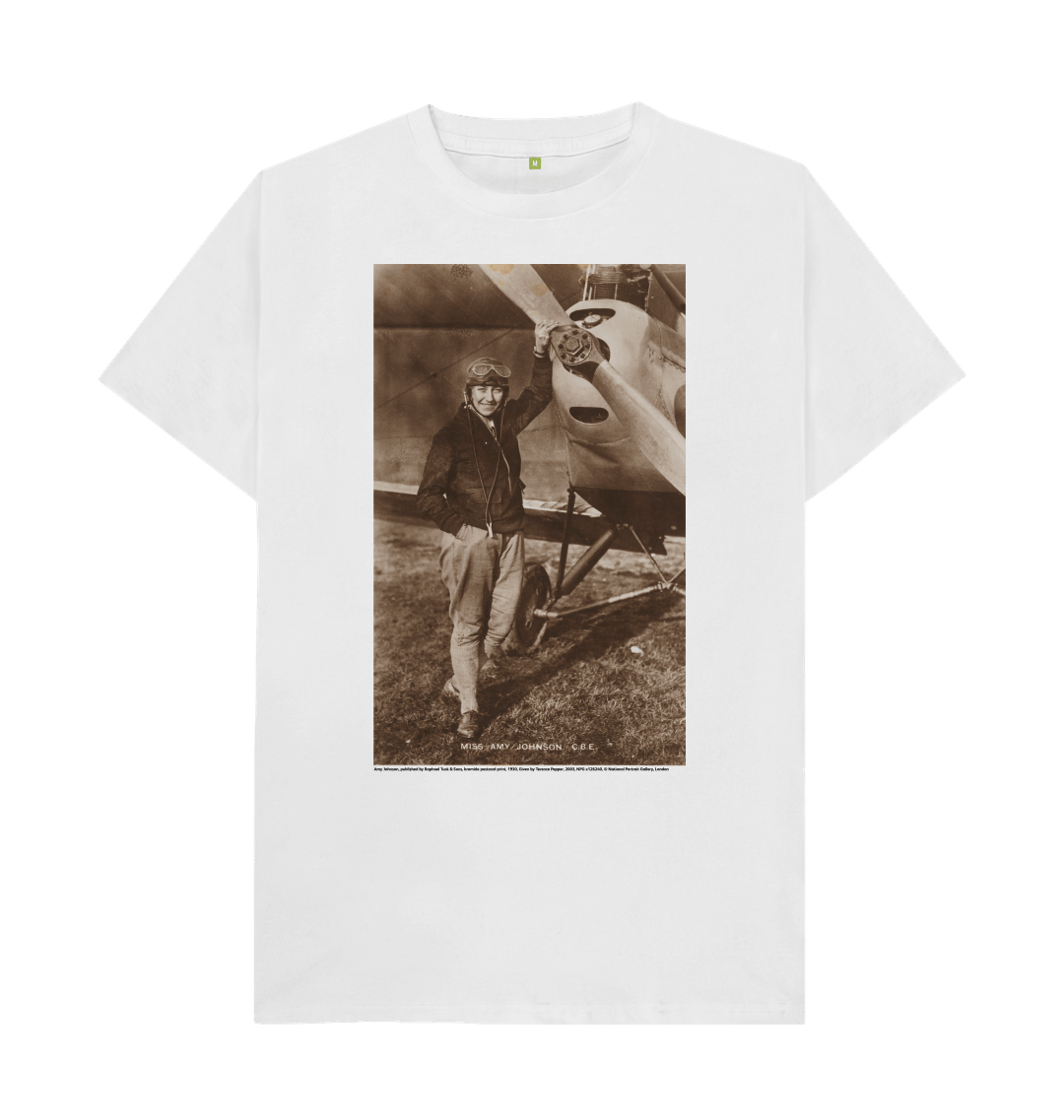 White printed t shirt front