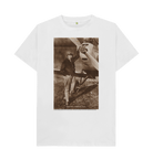 White Printed T-shirt Front